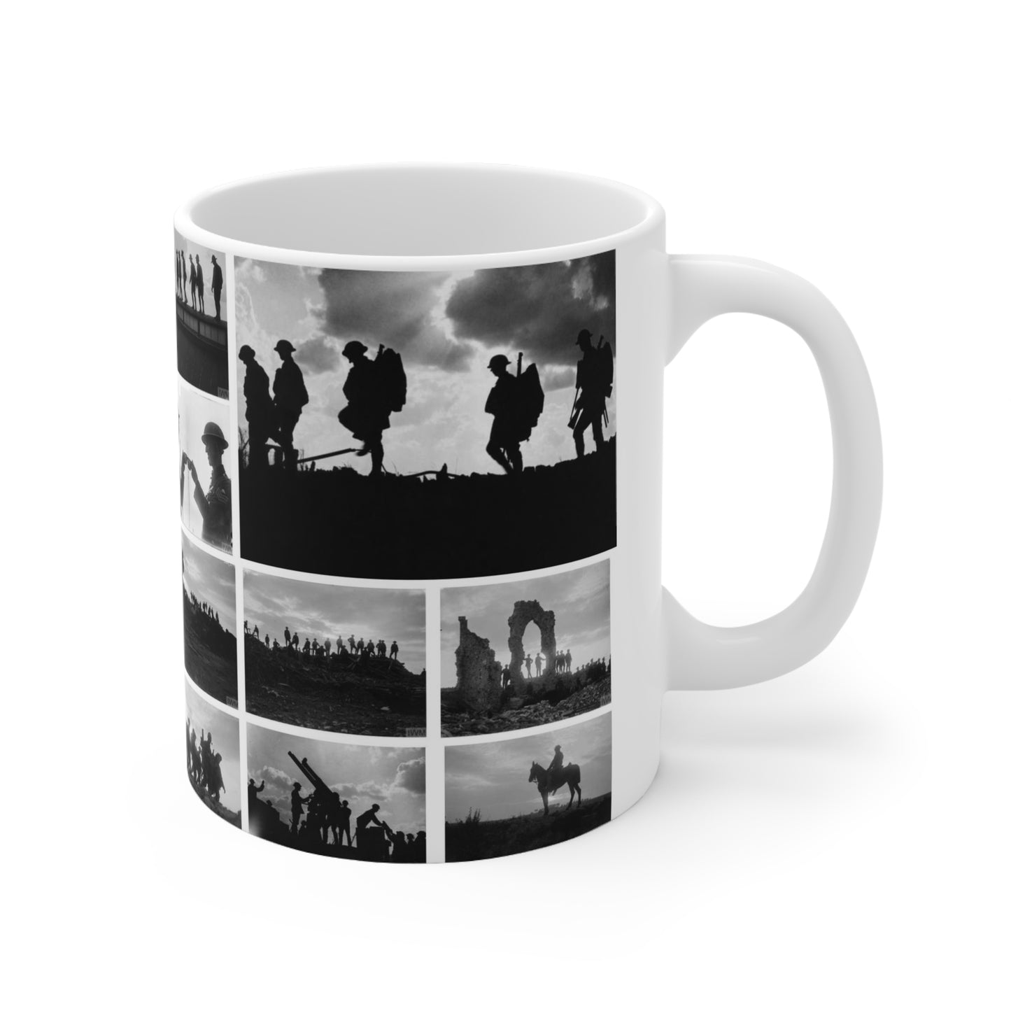 Ernest Brooks Silhouette Photo Mug