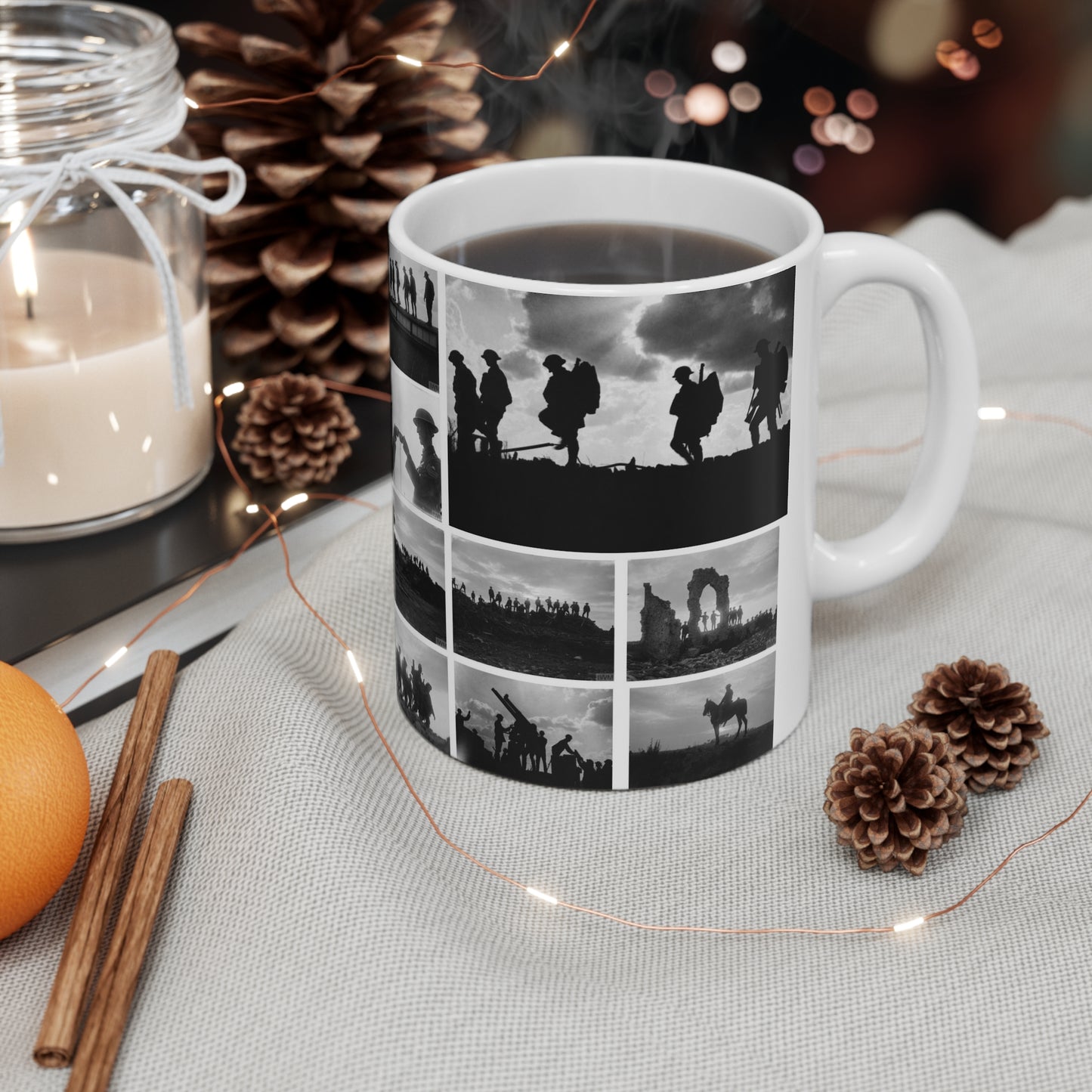Ernest Brooks Silhouette Photo Mug
