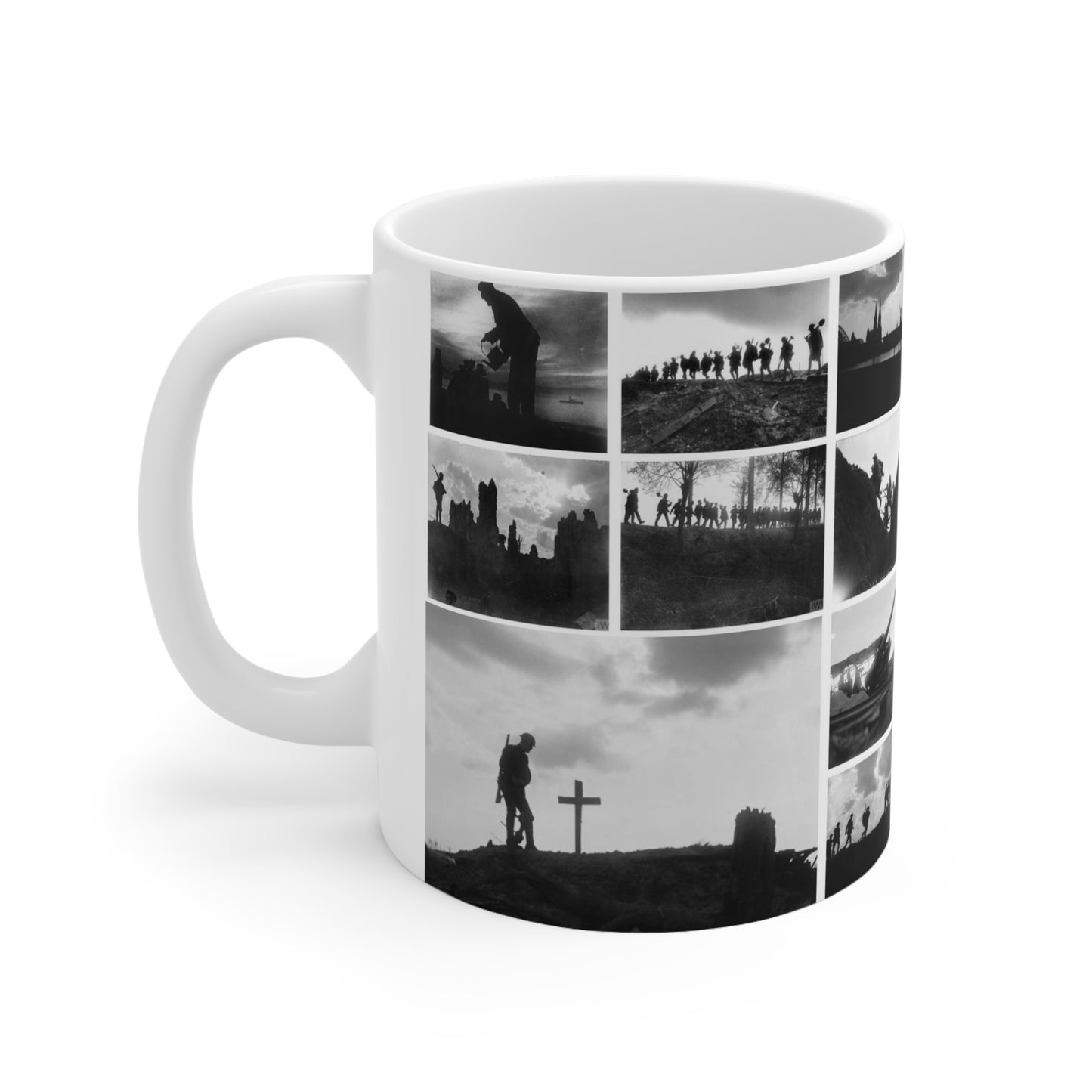 Ernest Brooks Silhouette Photo Mug